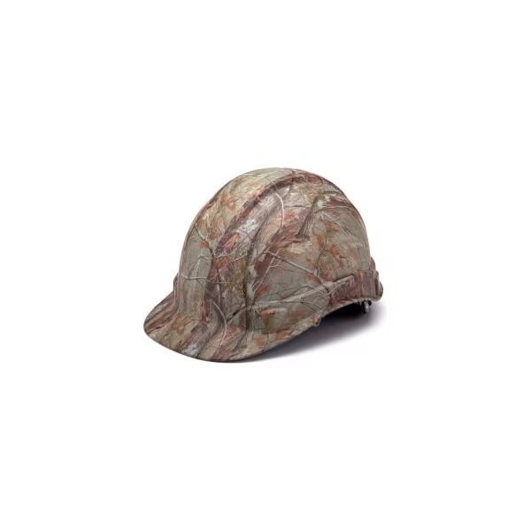Ridgeline Cap Style Hard Hat, Matte Camo Pattern, 4-Point Ratchet Suspension, Pyramex, Mfr#: HP44119